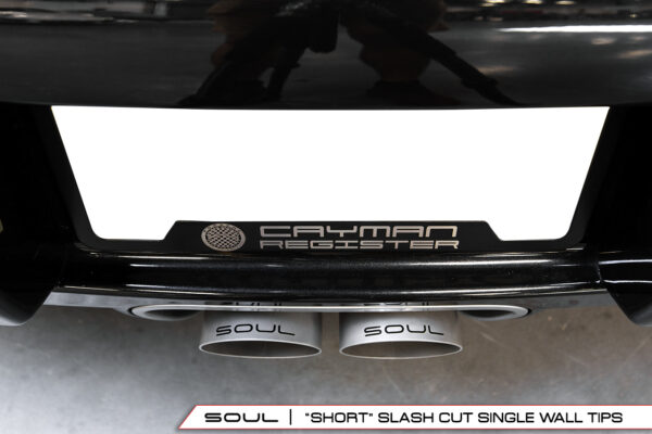 Porsche 987.1 Boxster / Cayman SOUL Bolt-On X-Pipe With Tips - Image 17
