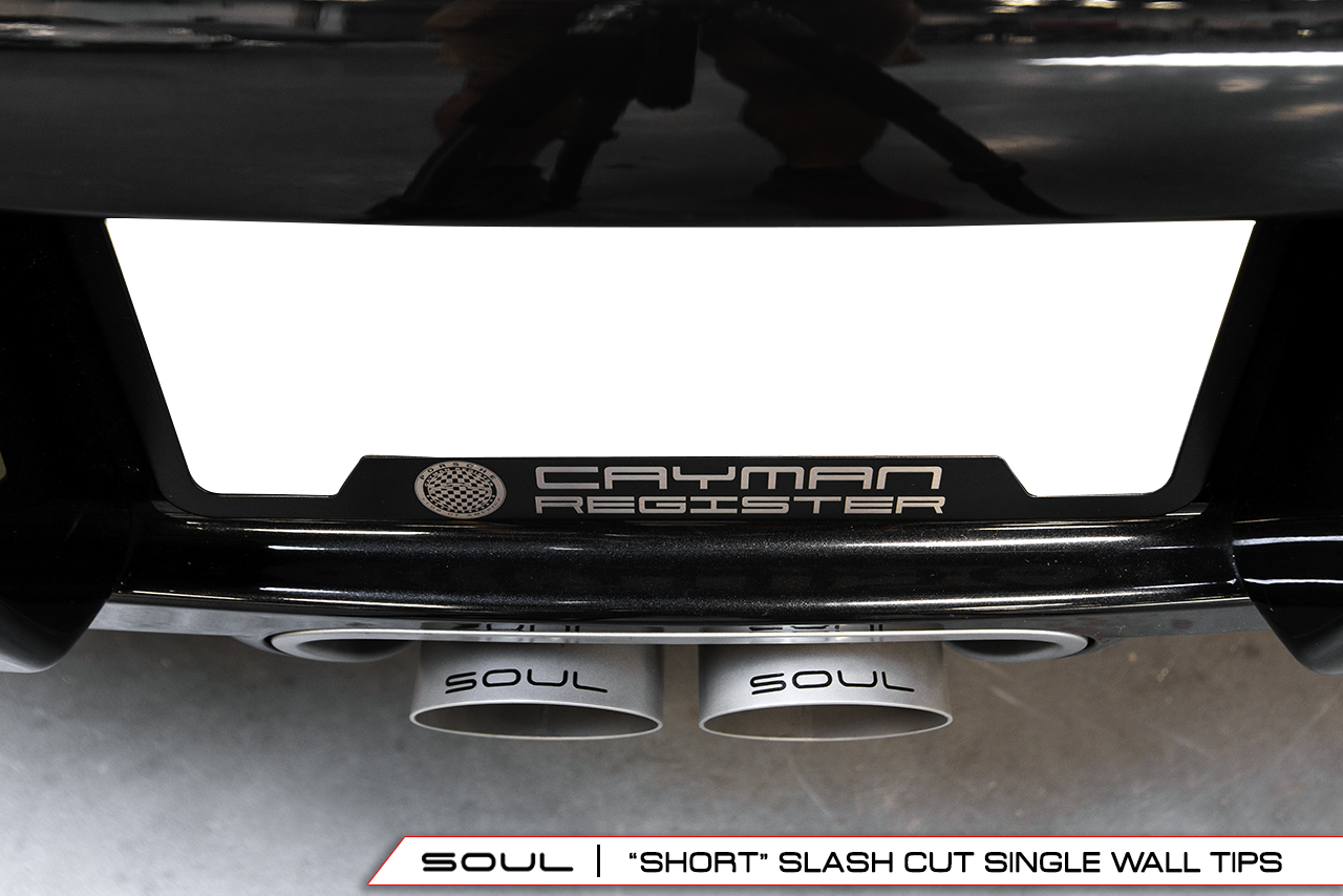 Porsche 987.1 Boxster / Cayman SOUL Bolt-On X-Pipe With Tips - Image 17
