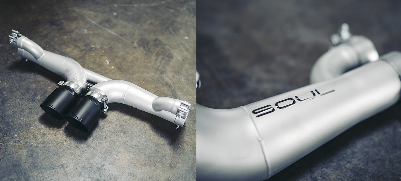 GT3 center muffler bypass - Soul Performance Parts