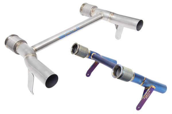 SOUL Lamborghini Huracan Performante Titanium Race Exhaust - Side By Side