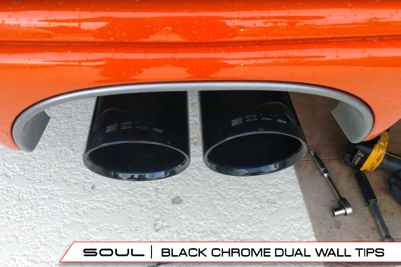 Porsche 987.1 Boxster / Cayman SOUL Bolt-On X-Pipe With Tips - Image 16