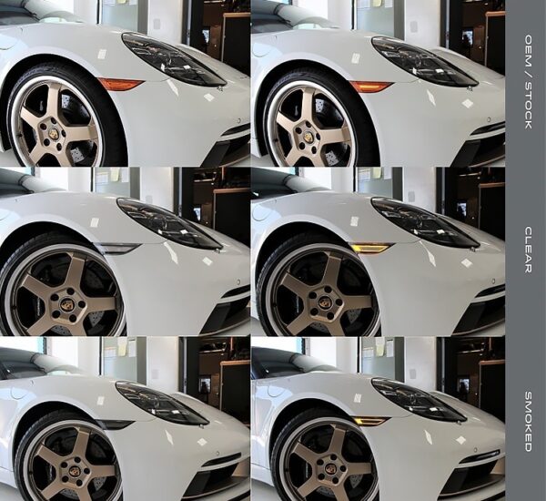 Porsche 981 / 718 Boxster / Cayman Flat 6 Motorsports Side Markers - Image 4