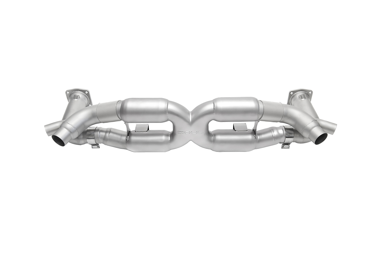 Porsche 991.1 Turbo Competition X-Pipe Exhaust System (includes Cat Bypass Pipes)