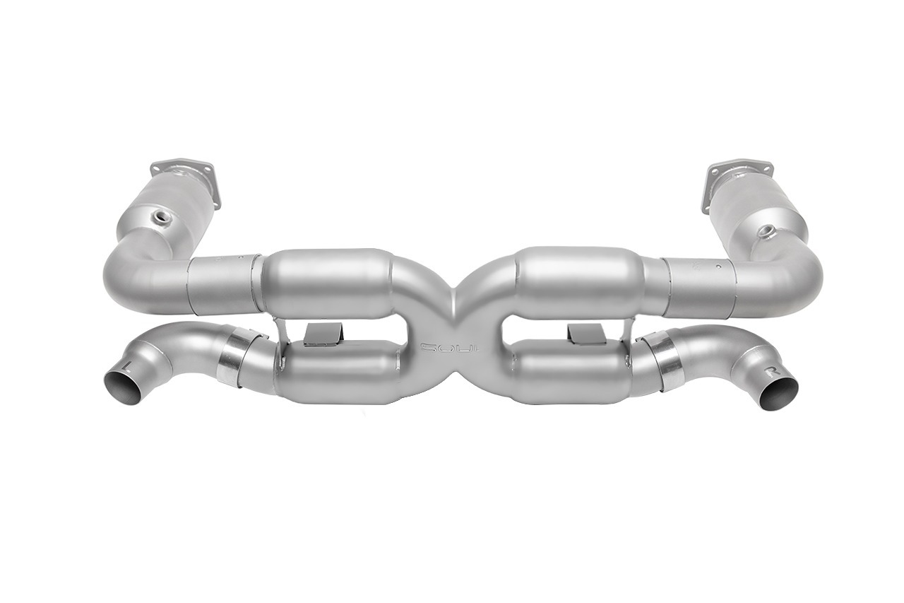 Porsche 996 Turbo Sport X-Pipe Exhaust System (includes Sport Catalytic Converters)