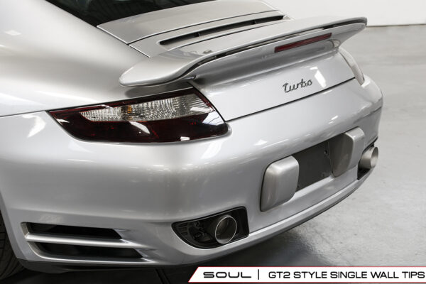 Porsche 997.1 Turbo GT2 Style Bolt On Exhaust Tips - Image 7