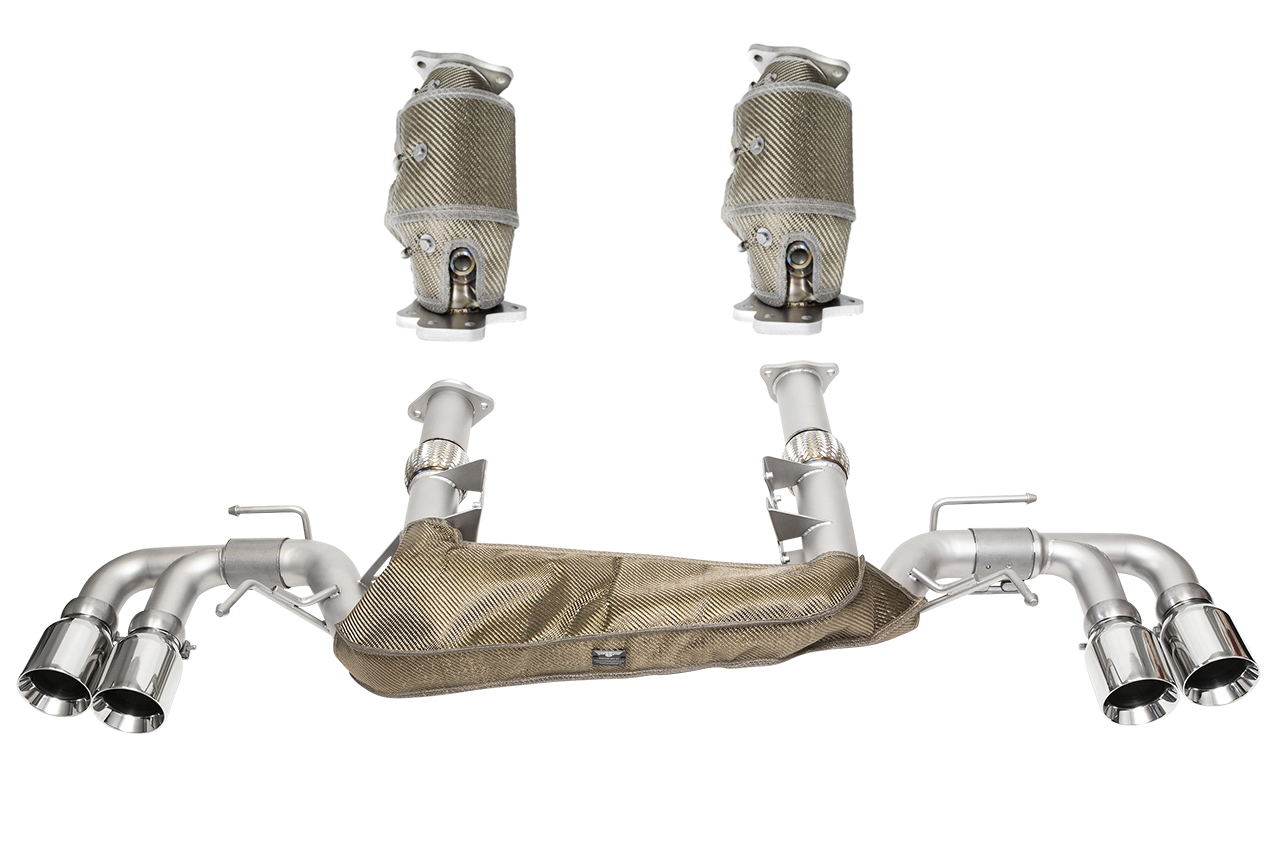 Chevrolet C8 Corvette Sport Exhaust Package - 4" Dual Wall Slash Cut Tips