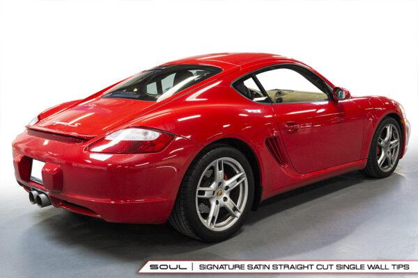 Porsche 987.1 Boxster / Cayman SOUL Bolt-On X-Pipe With Tips - Image 13
