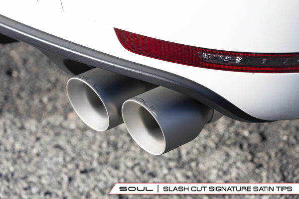 Porsche Macan S / GTS / Turbo SOUL Resonated Muffler Bypass Exhaust - Image 12