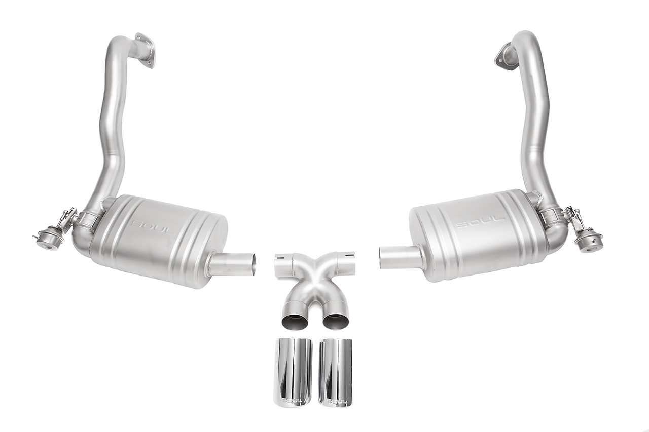 Porsche 981 GT4 / Boxster Spyder / Clubsport SOUL Valved Exhaust System - Image 4