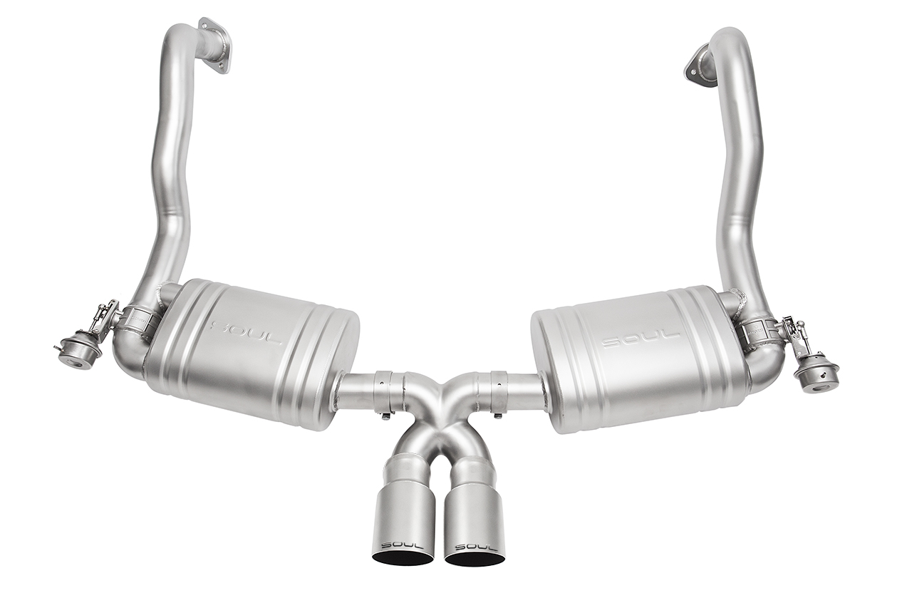 Porsche 981 GT4 / Boxster Spyder / Clubsport SOUL Valved Exhaust System