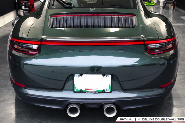 Porsche 991.2 Carrera (with PSE) SOUL Bolt On Exhaust Tips - Image 15