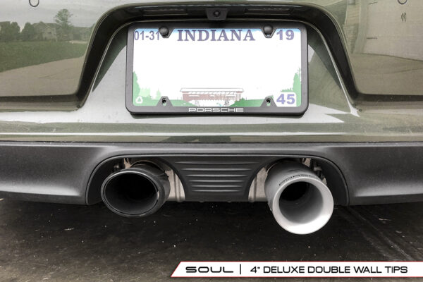 Porsche 991.2 Carrera (with PSE) SOUL Bolt On Exhaust Tips - Image 16