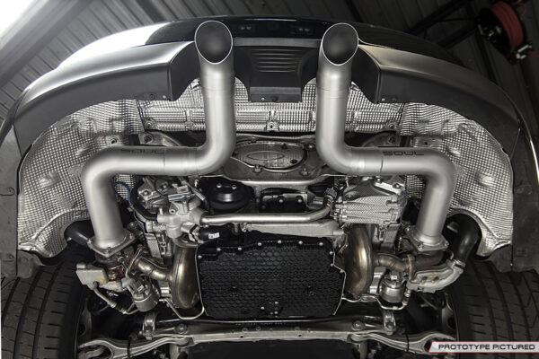 Porsche 991.2 Carrera (with PSE) SOUL Trackback Turbo Back Exhaust - Image 7