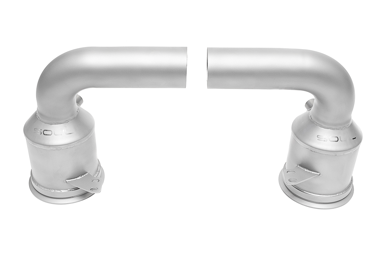 Porsche 992.1 Carrera SOUL Cat Bypass Pipes - Image 4