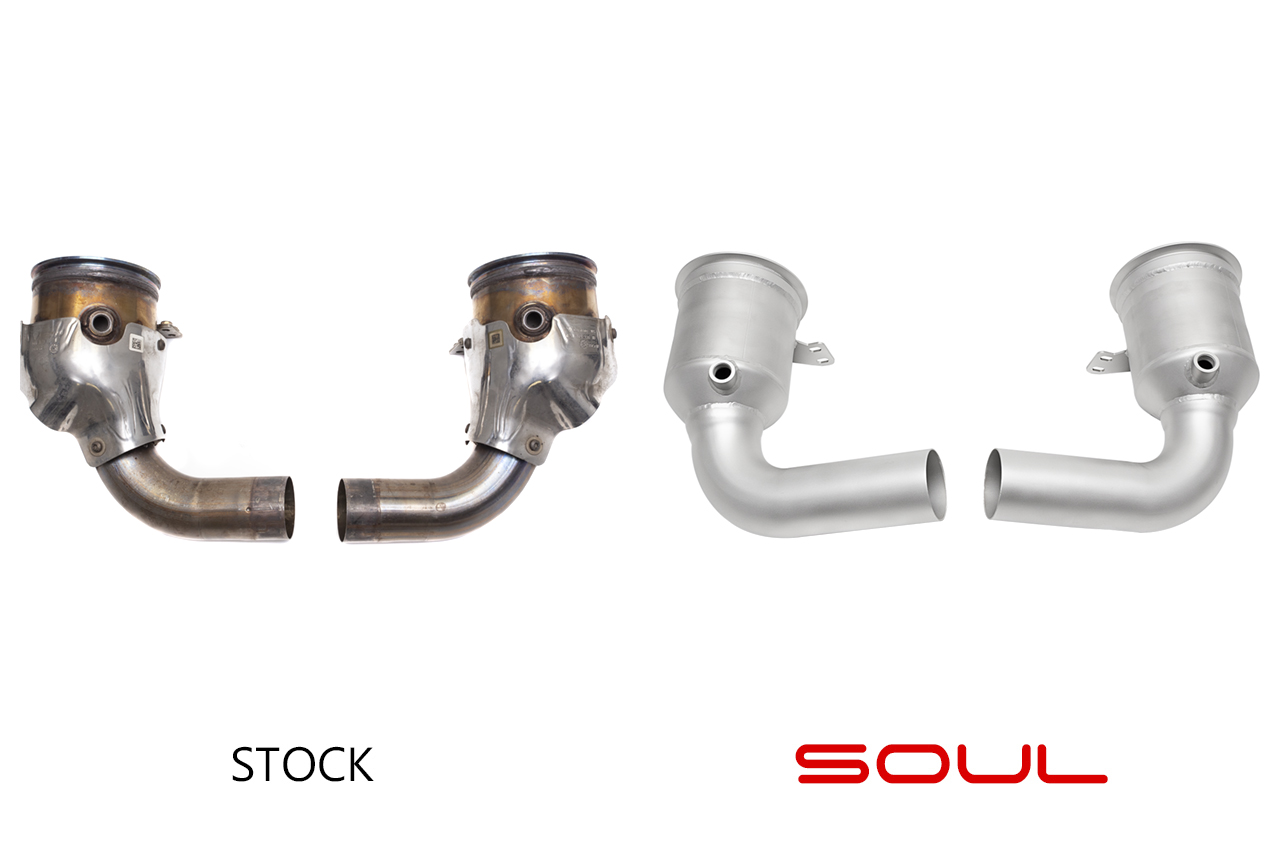 Porsche 992.1 Carrera SOUL Sport Catalytic Converters - Image 6