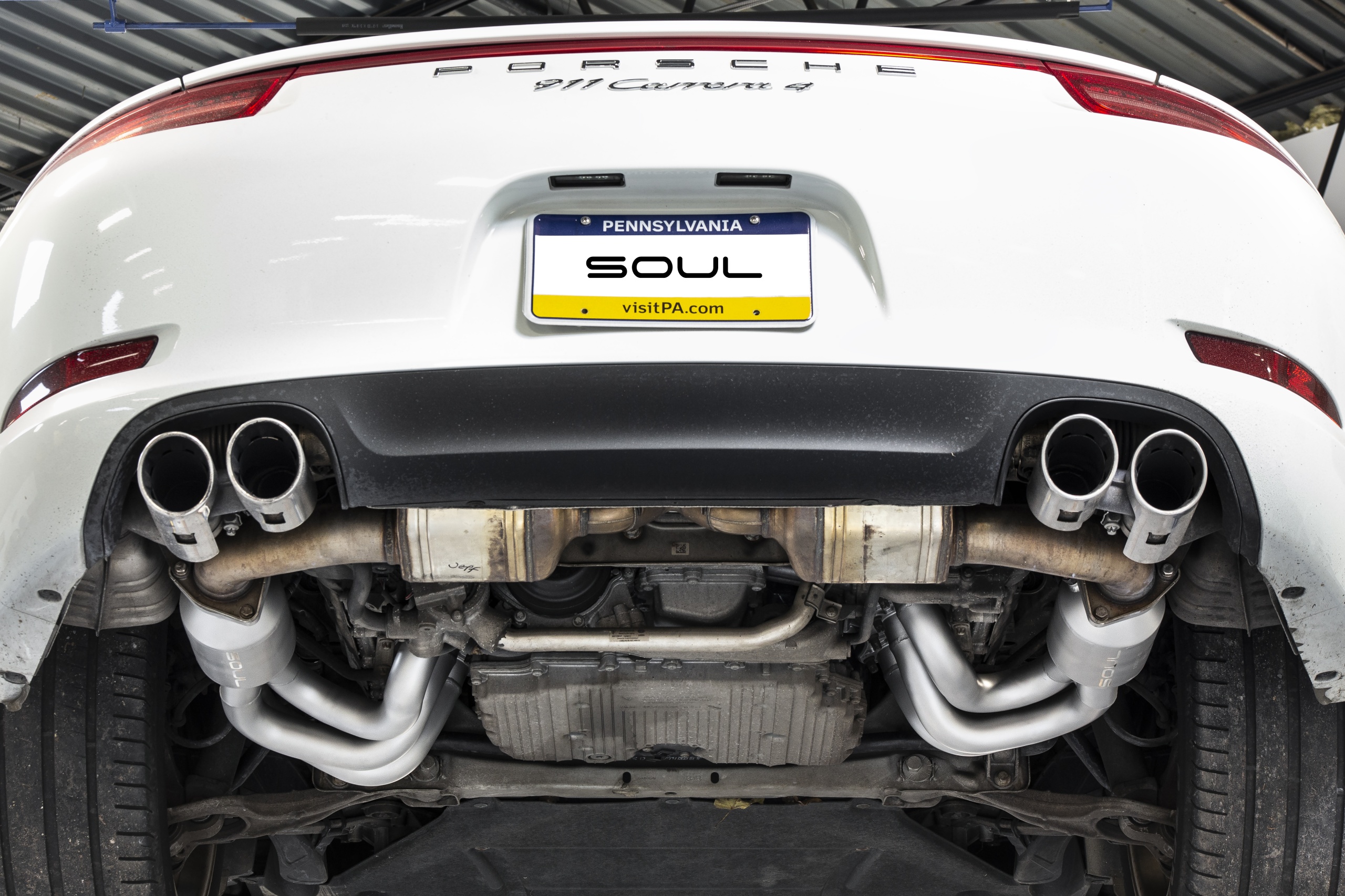 Porsche 991.1 Carrera SOUL Long Tube Street Headers - Image 8