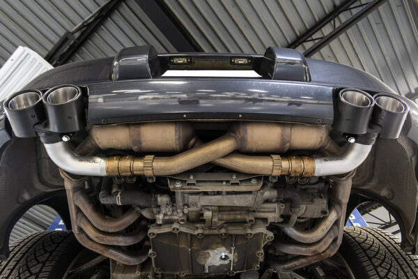 Porsche 997.1 Carrera Muffler Bypass Pipes - Image 5