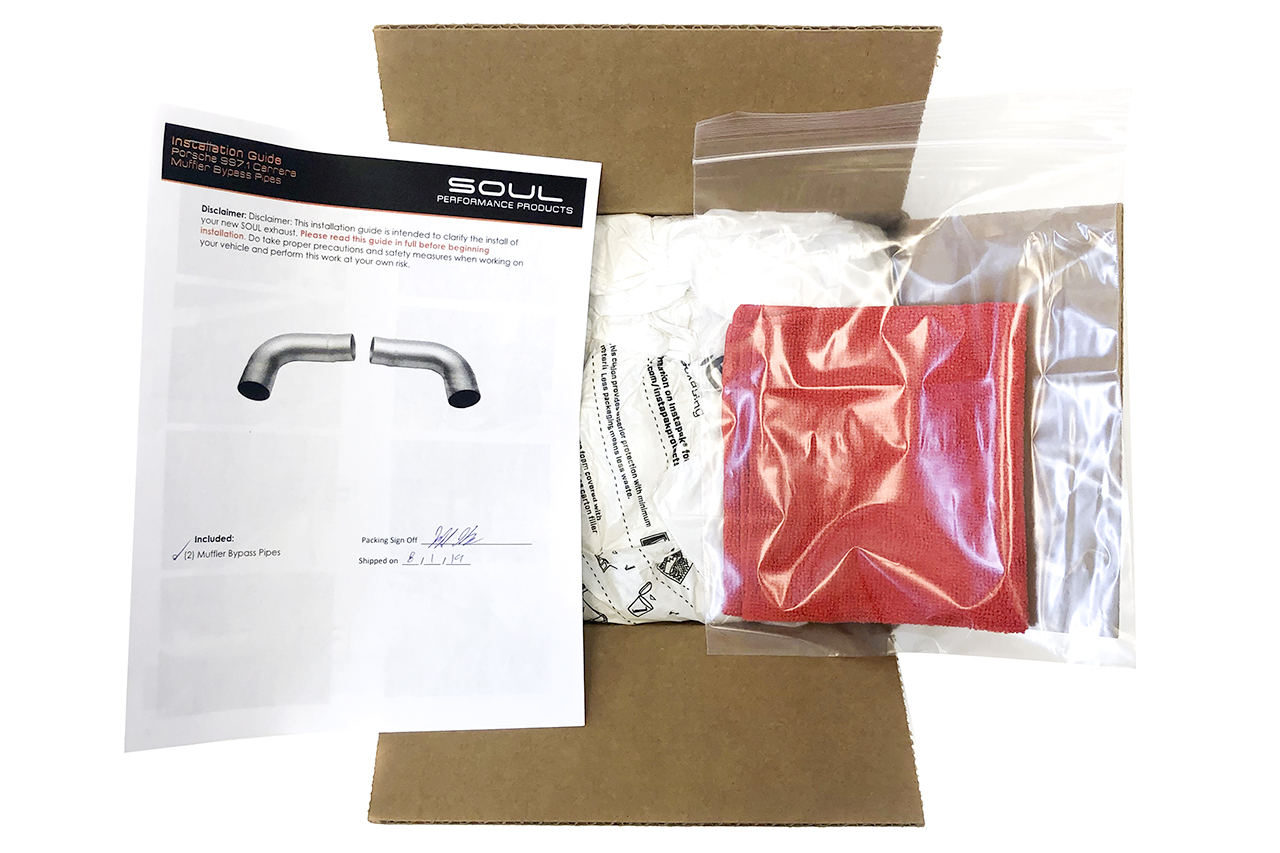 Porsche 997.1 Carrera Muffler Bypass Pipes - Image 8