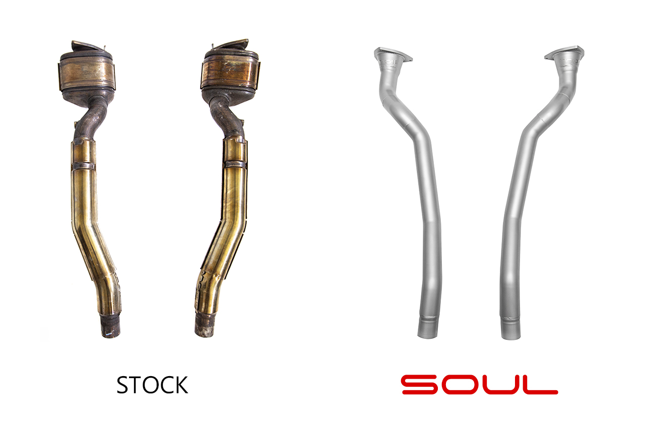 Ferrari FF / GTC4Lusso V12 SOUL Competition Downpipes - Image 5