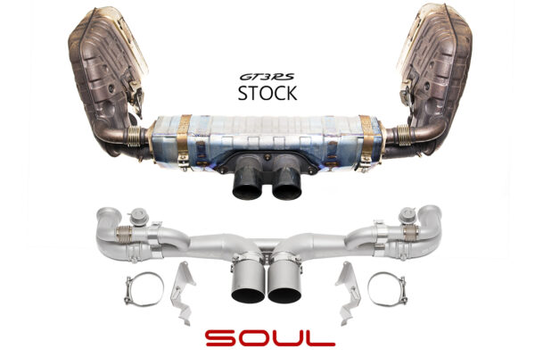 Porsche 991 GT3 / GT3 RS / 911R SOUL Modular Competition Exhaust Package - Image 7
