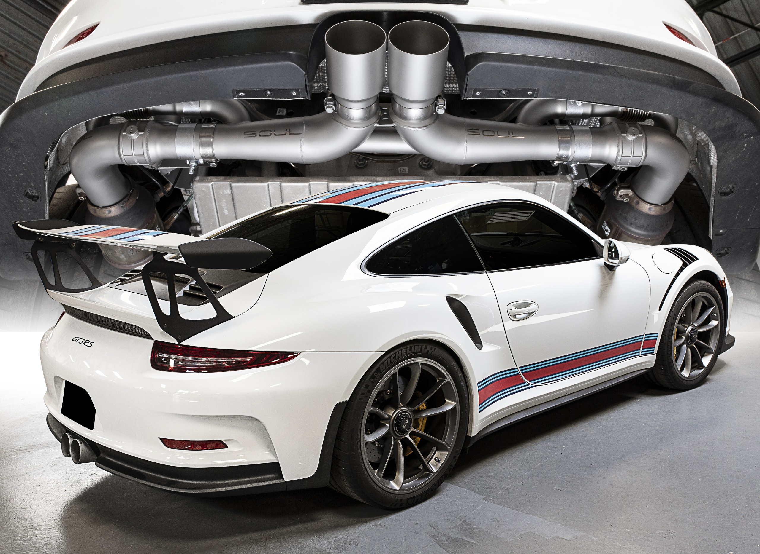 Porsche 991 GT3 / GT3 RS / 911R SOUL Modular Competition Exhaust Package - Image 15