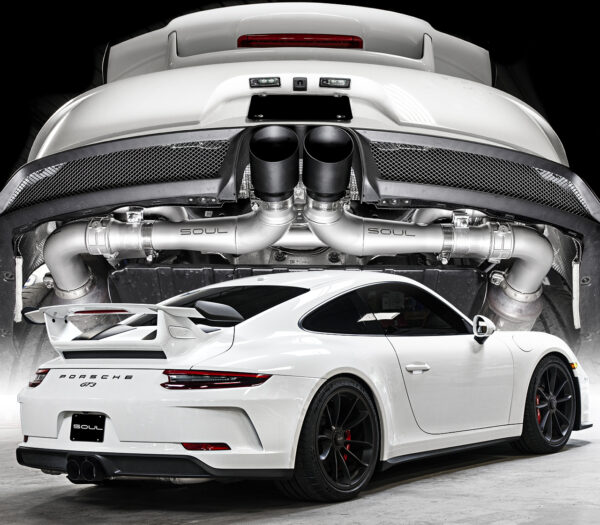 Porsche 991 GT3 / GT3 RS / 911R SOUL Center Muffler Bypass Exhaust - Image 6