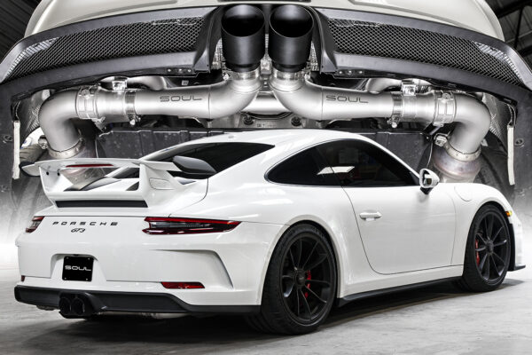 Porsche 991 GT3 / GT3 RS / 911R SOUL Modular Competition Exhaust Package - Image 14