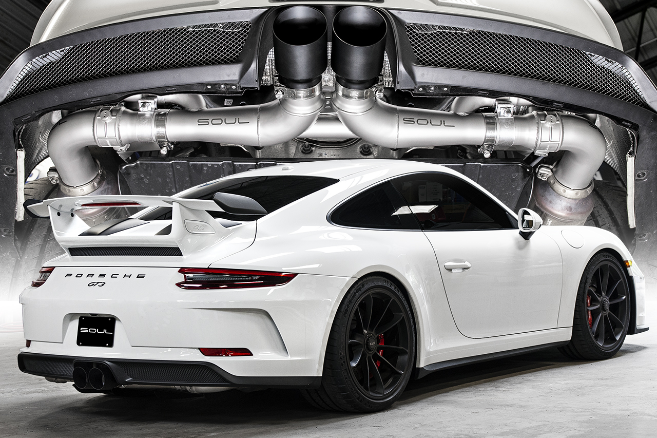 Porsche 991 GT3 / GT3 RS / 911R SOUL Modular Competition Exhaust Package - Image 14