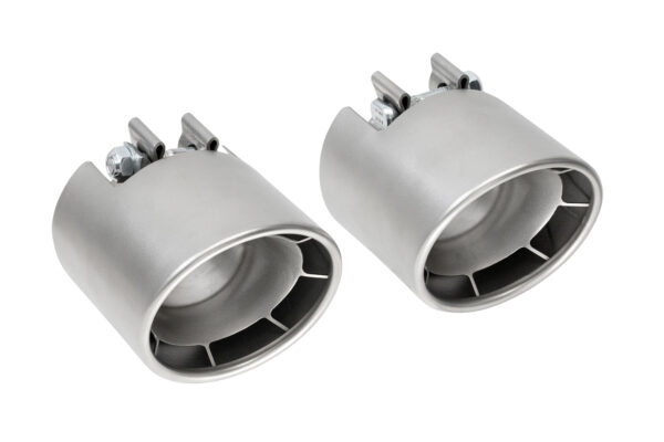 Porsche 718 GT4 / Spyder / GTS 4.0L SOUL Weissach-Style Bolt-On Exhaust Tips - Image 2