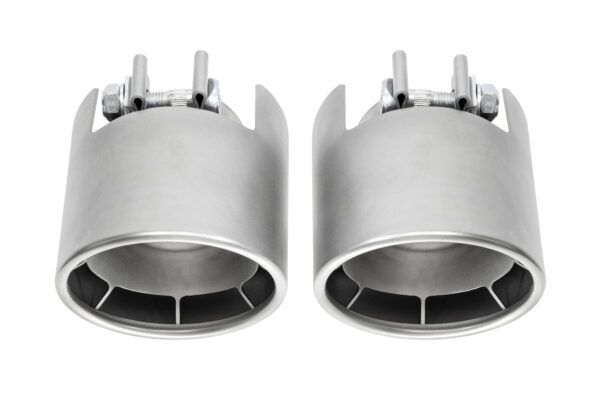 Porsche 718 GT4 RS / Spyder RS SOUL Weissach-Style Bolt-On Exhaust Tips - Image 4