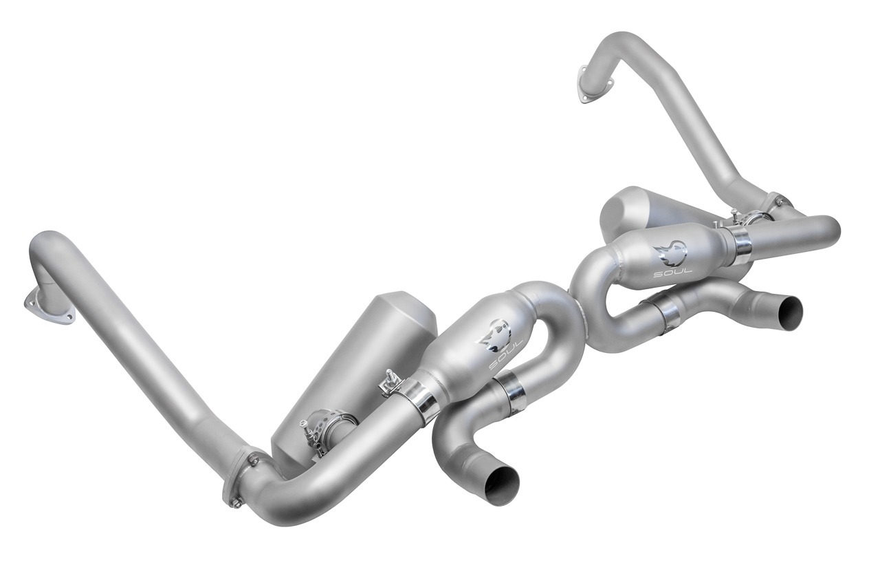 Porsche 718 GT4 / Spyder / GTS 4.0L SOUL Race Exhaust System - Image 2
