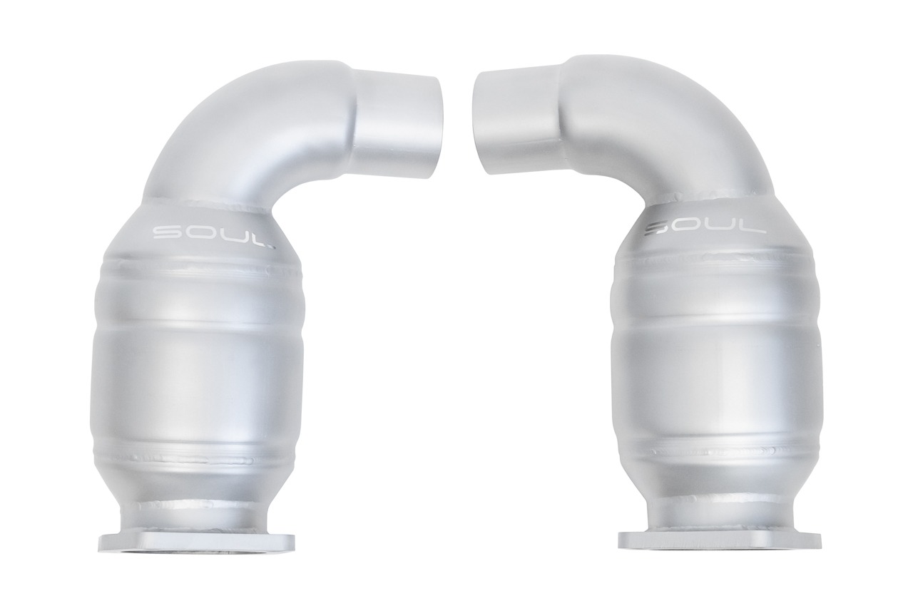 Porsche 991 Turbo SOUL Sport Catalytic Converters - Image 2