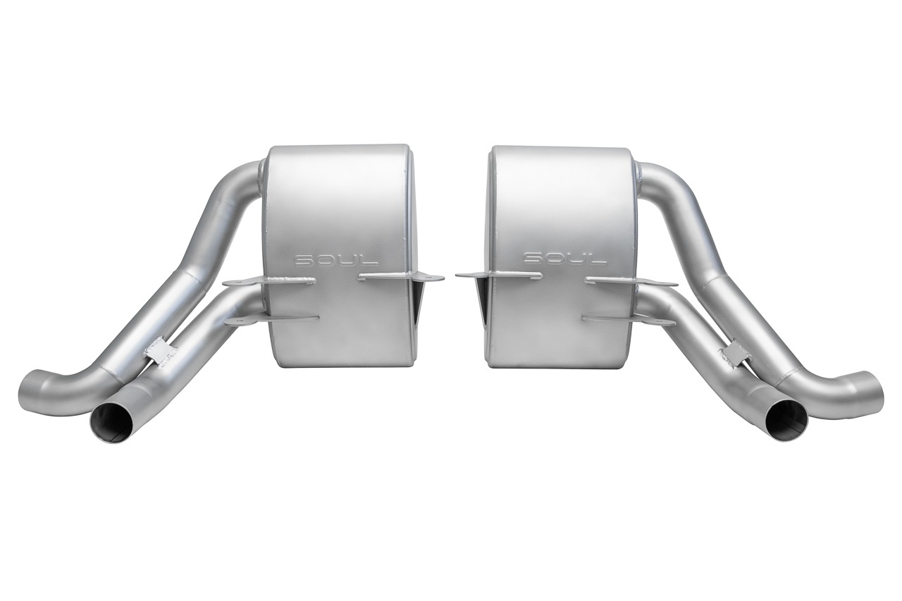 Porsche 996 Carrera 4S SOUL Sport Side Mufflers - Image 3