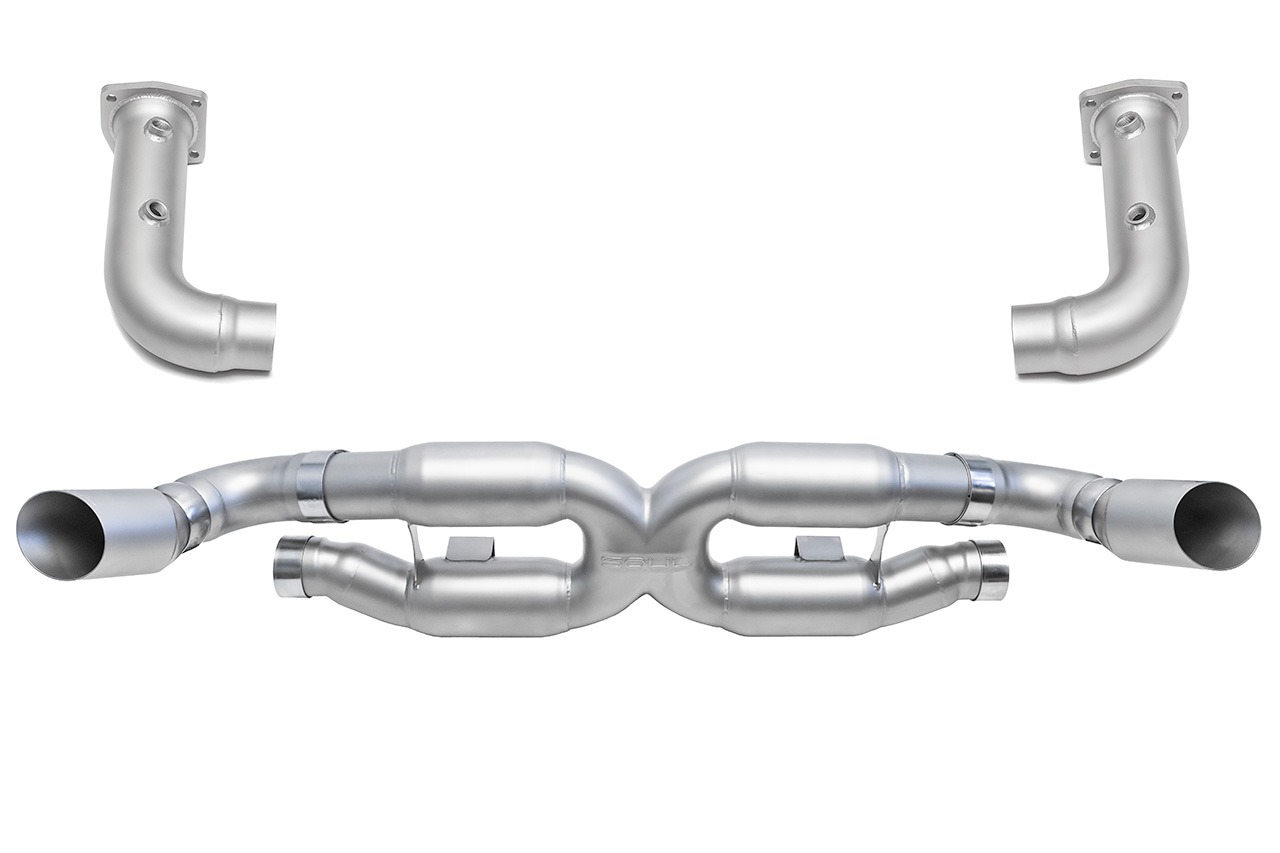 Porsche 997.2 Turbo Competition SOUL X-Pipe Exhaust System