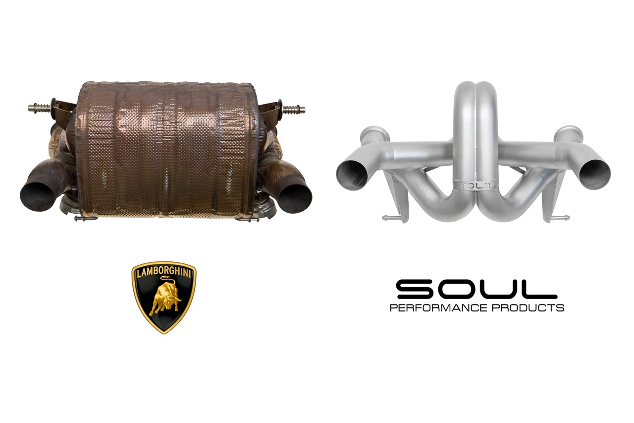 Lamborghini Aventador SVJ / Ultimae SOUL Rear Exhaust System - Image 5