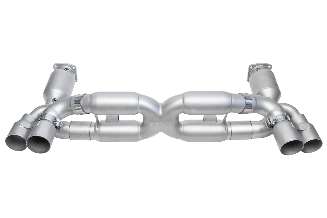 Porsche 997.1 Turbo Sport X-Pipe Exhaust System