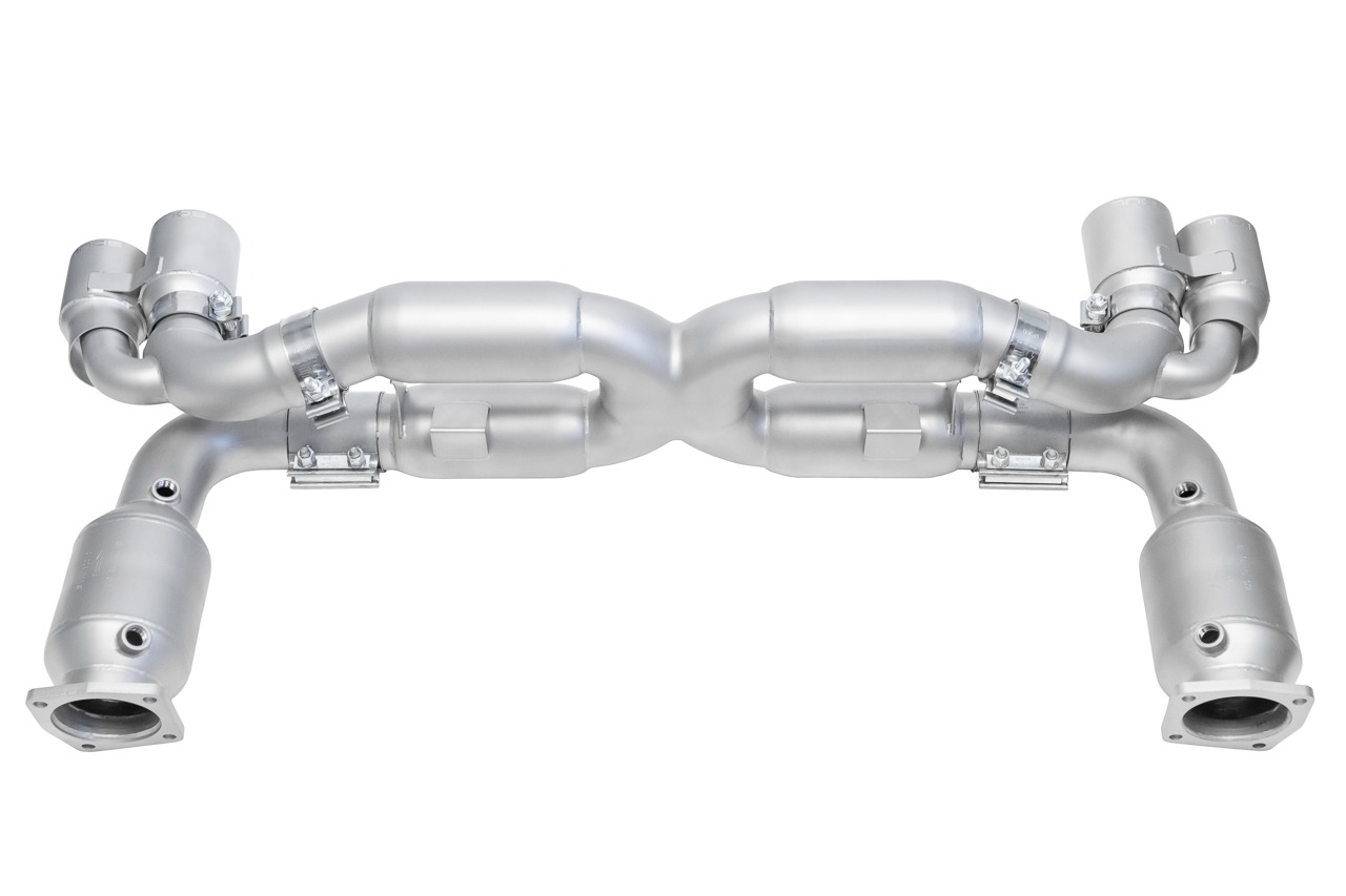 Porsche 997.1 Turbo Sport X-Pipe Exhaust System - Image 3