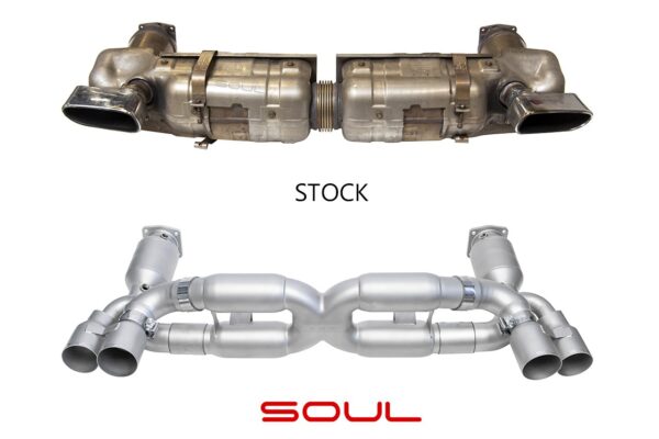 Porsche 997.1 Turbo Sport X-Pipe Exhaust System - Image 4