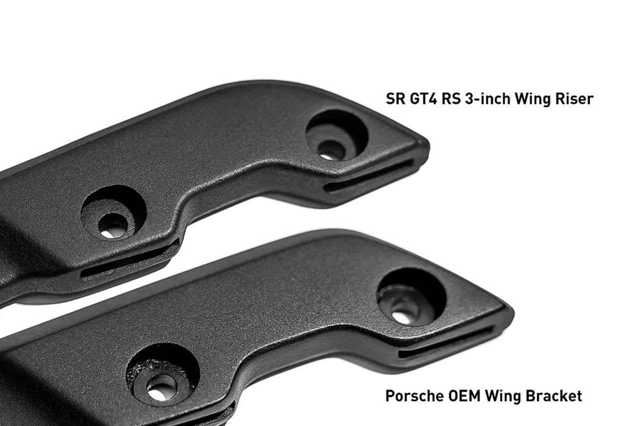 Porsche 718 GT4 RS Alekshop Wing Risers - Image 2