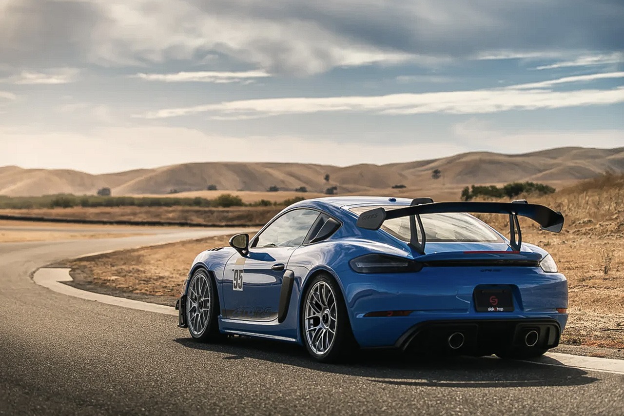 Porsche 718 GT4 RS Alekshop Wing Risers - Image 6