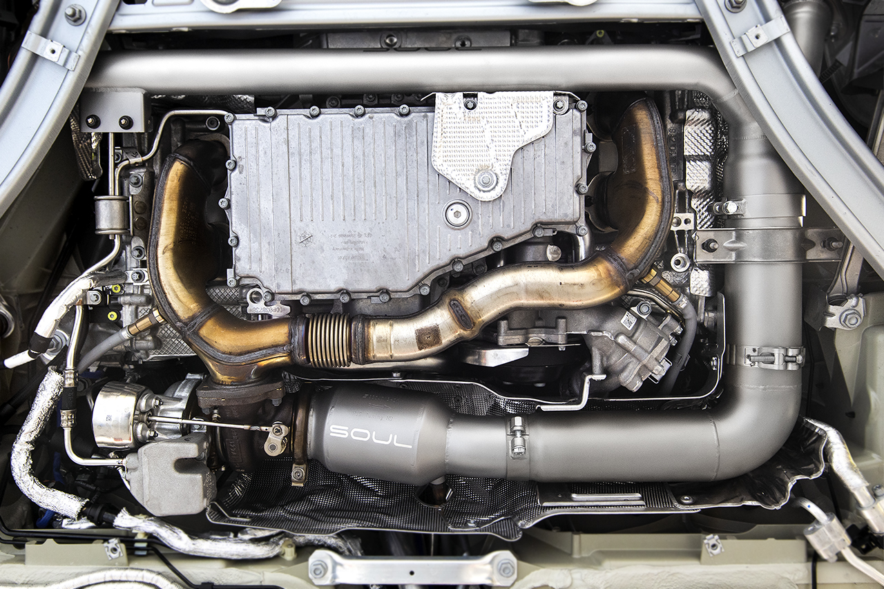 718 Boxster / Cayman SOUL Sport Catalytic Converter Downpipe - Image 7
