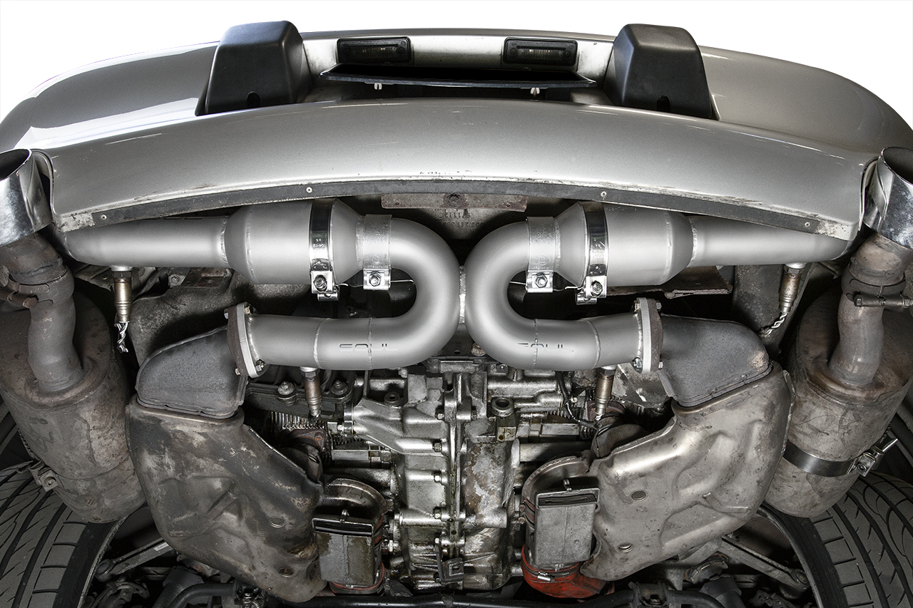 Porsche 993 Carrera Sport Catalytic Converter X-Pipe - Image 7