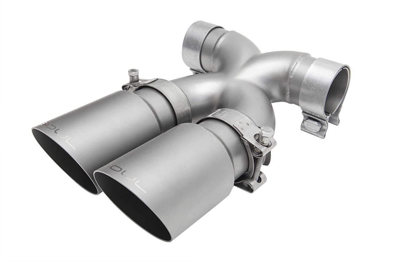 Porsche 718 Boxster / Cayman SOUL Bolt-On X-Pipe With Tips - Image 6