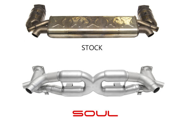 Porsche 991 Turbo SOUL Competition X-Pipe Exhaust System - Image 5