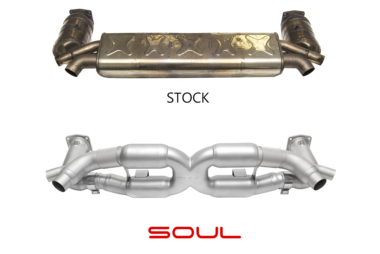Porsche 991 Turbo SOUL Competition X-Pipe Exhaust System - Image 5