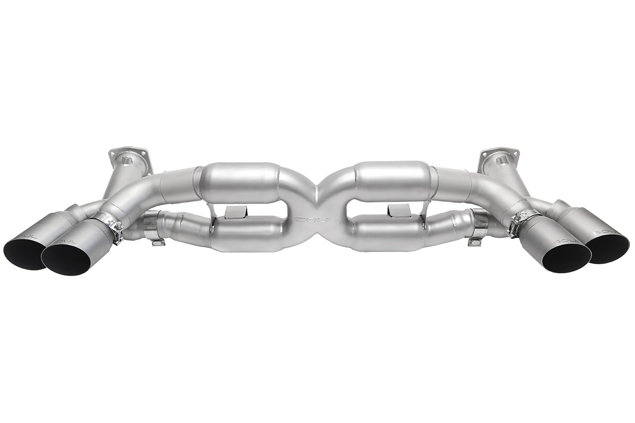 Porsche 991 Turbo SOUL Competition X-Pipe Exhaust System