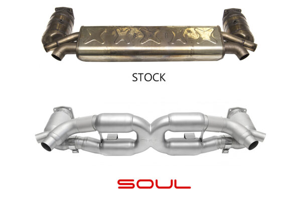 Porsche 991 Turbo SOUL Sport X-Pipe Exhaust System - Image 6