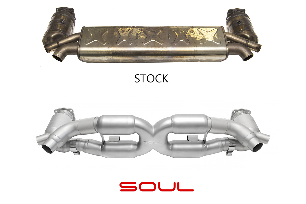 Porsche 991 Turbo SOUL Sport X-Pipe Exhaust System - Image 6