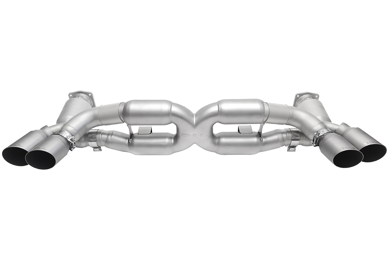 Porsche 991 Turbo SOUL Sport X-Pipe Exhaust System - Image 2