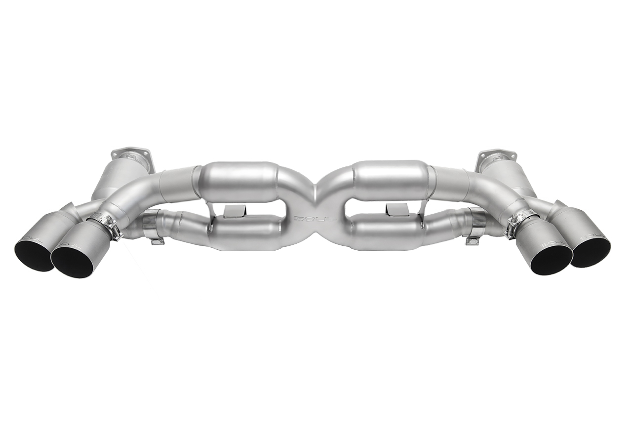 Porsche 991 Turbo SOUL Sport X-Pipe Exhaust System